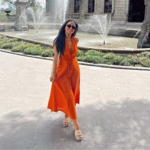strapless open back dress Sweet As Always One Shoulder Maxi Dress